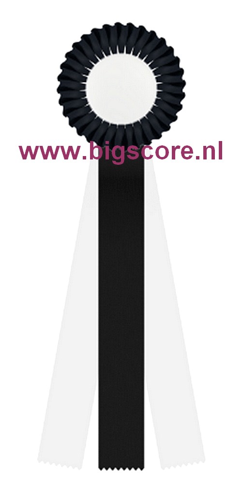 R 12 1-Ringsrozet Multi 3 liasters Blanco Ø 10,5 L: 25 cm met optie Full-Colour Ø 50 mm afslag